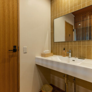 SE構法,無垢床,レンタルスペース,洗面カウンター,F-CON,名古屋モザイク