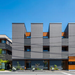 高性能賃貸住宅,SE構法,木造3階建て,外観,